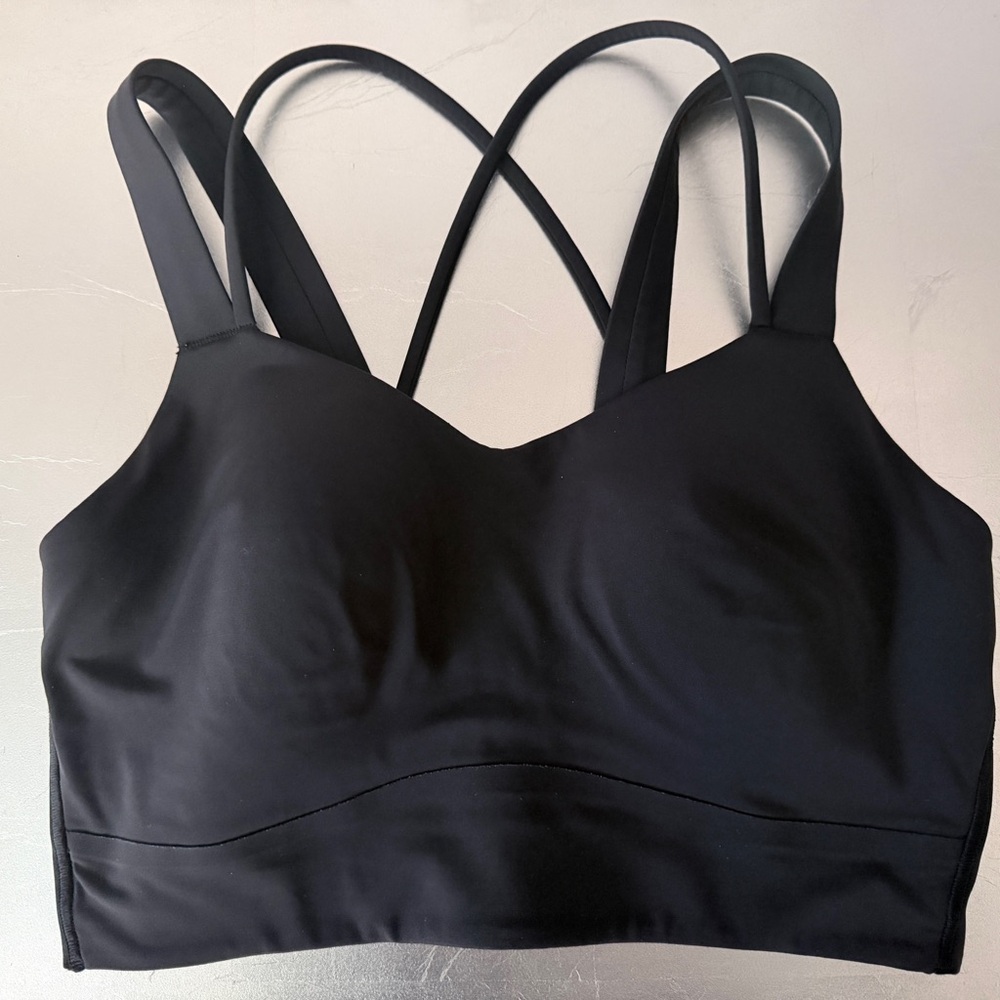 Lululemon Athletica Black Strappy Sports Bra